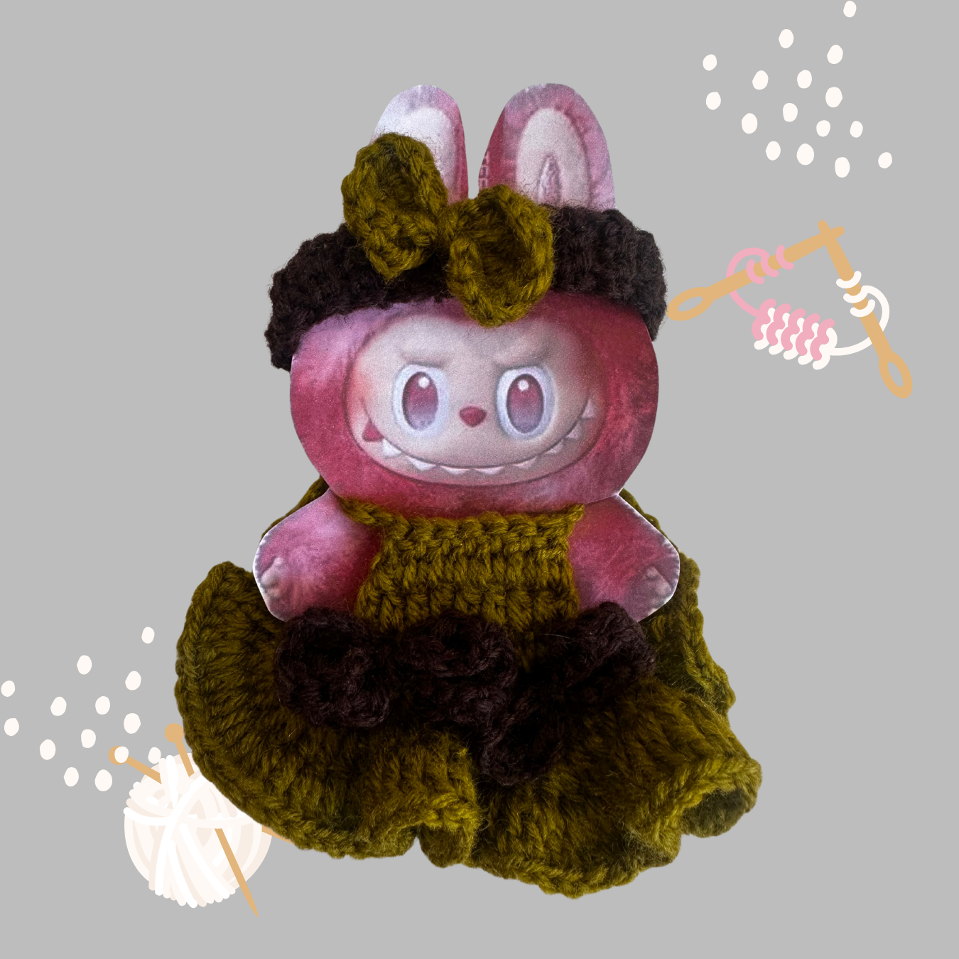 Adorable Crochet Outfits for Labubu!