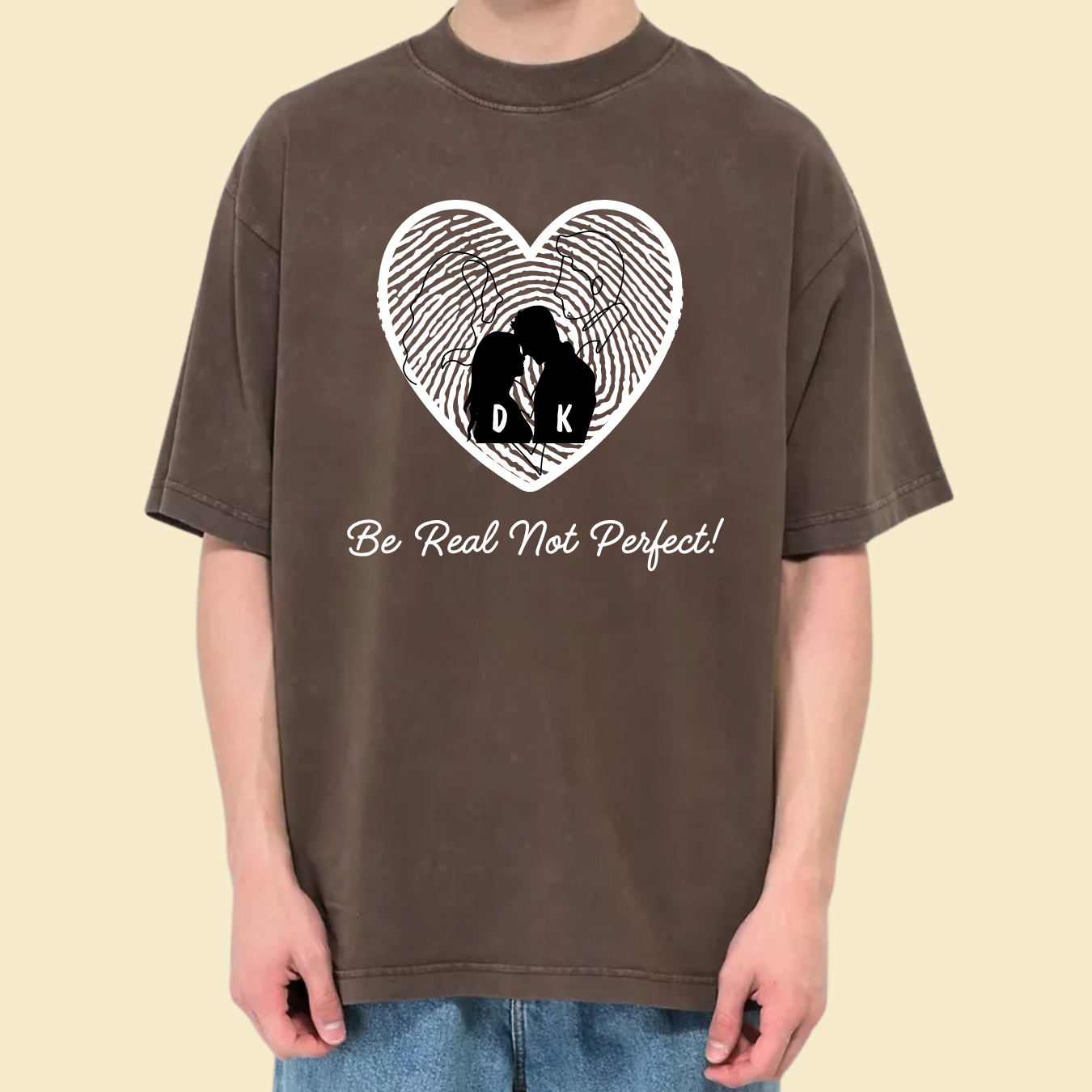 Unleash Your Authenticity 'Be Real Not Perfect' Tee!