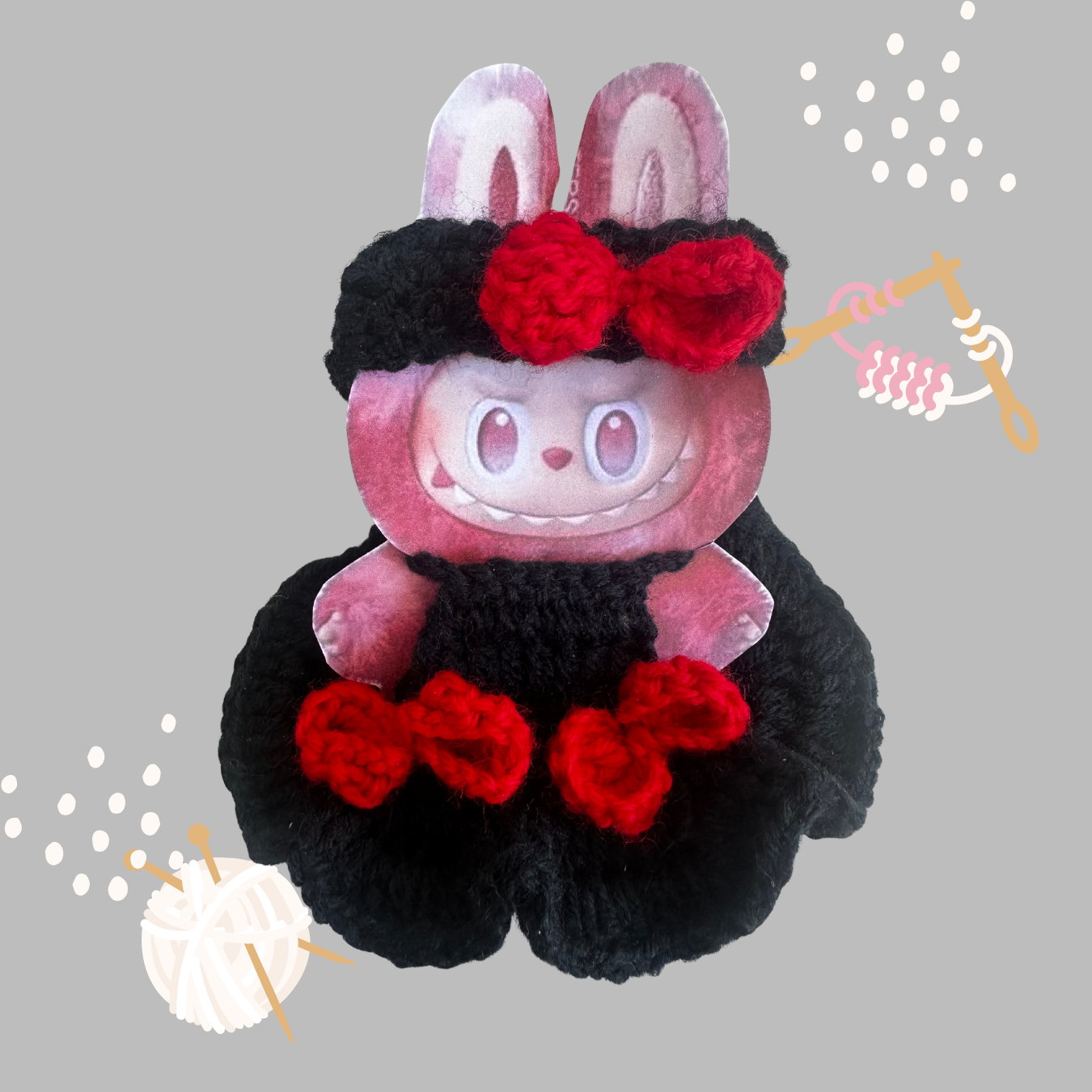 Adorable Crochet Outfits for Labubu!