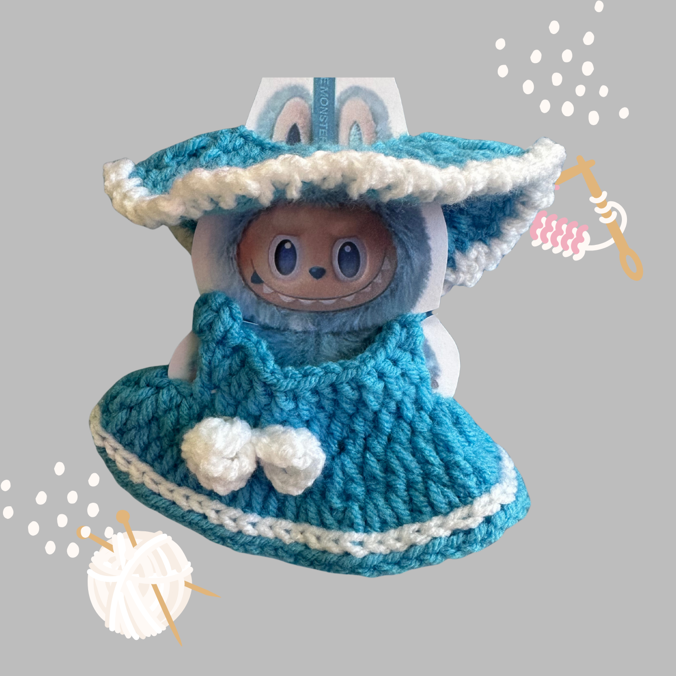 Adorable Crochet Outfits for Labubu!