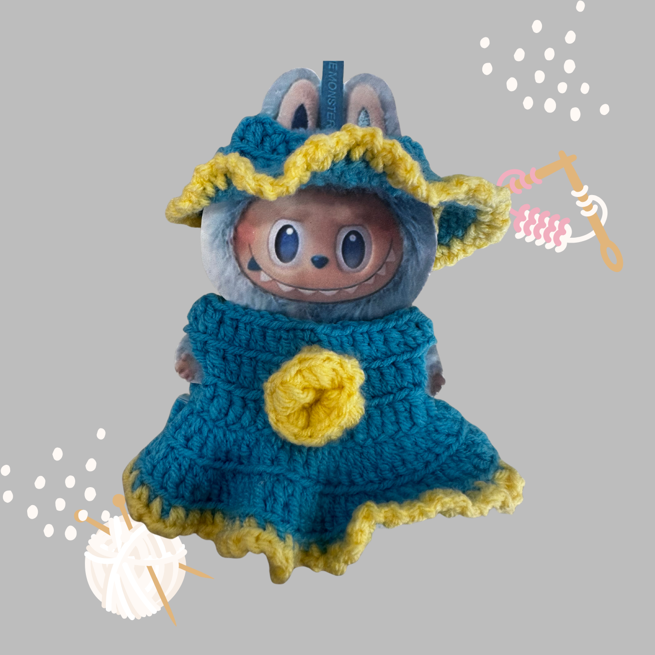 Adorable Crochet Outfits for Labubu!