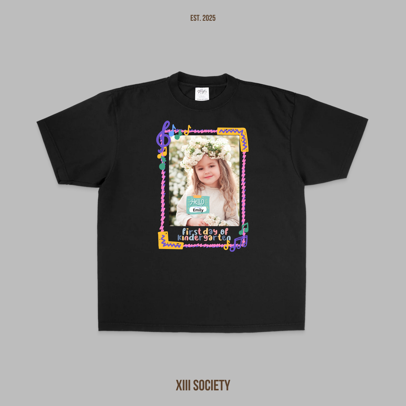 Capture the Moment! Make the first day of kindergarten unforgettable with our custom tee!