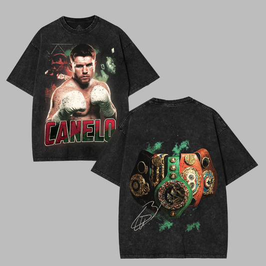 Canelo Álvarez Oversized Boxing T-Shirt – Vintage Champion Streetwear