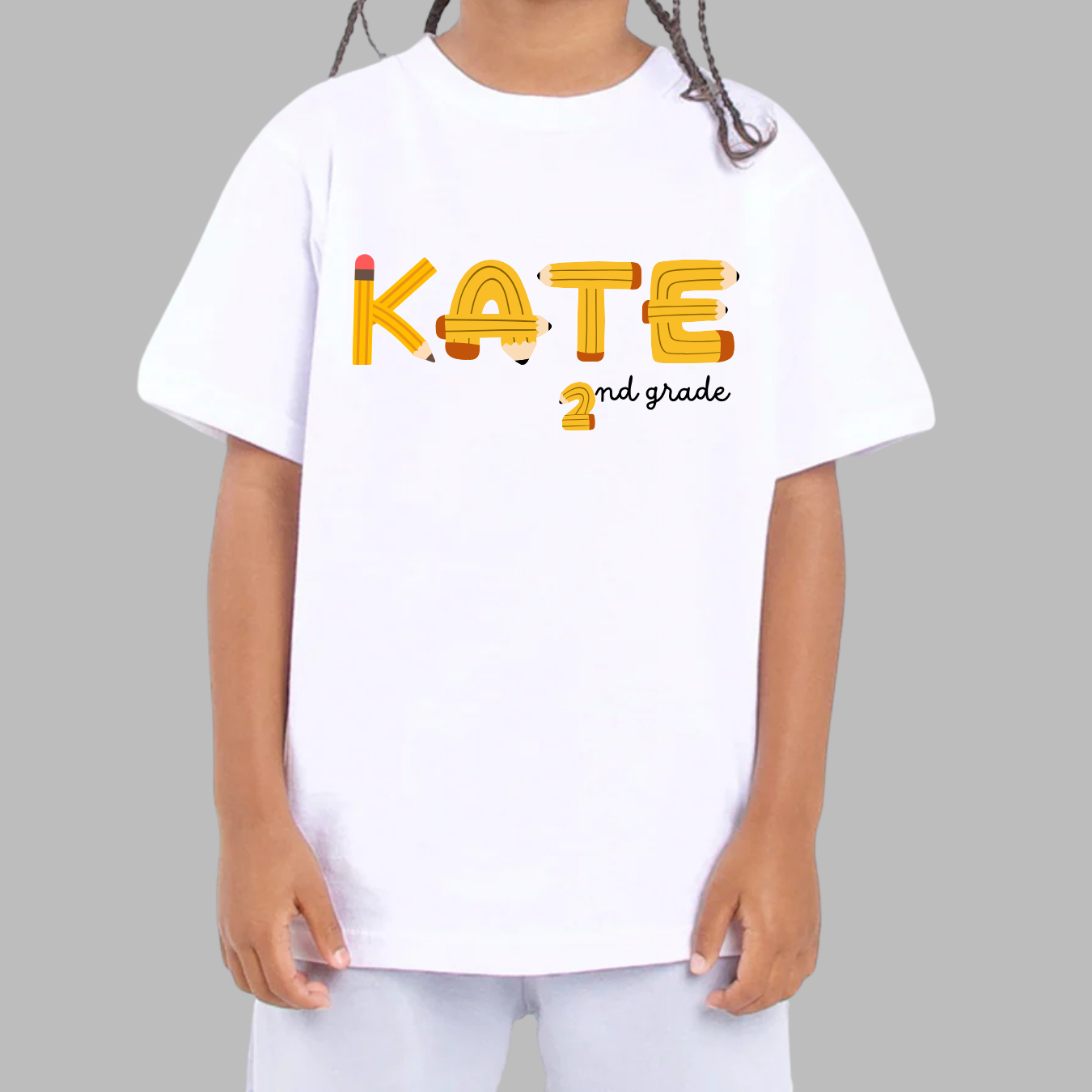 Spell Out Their Name in Style! Make learning fun with our custom "K is for Kate" tee!