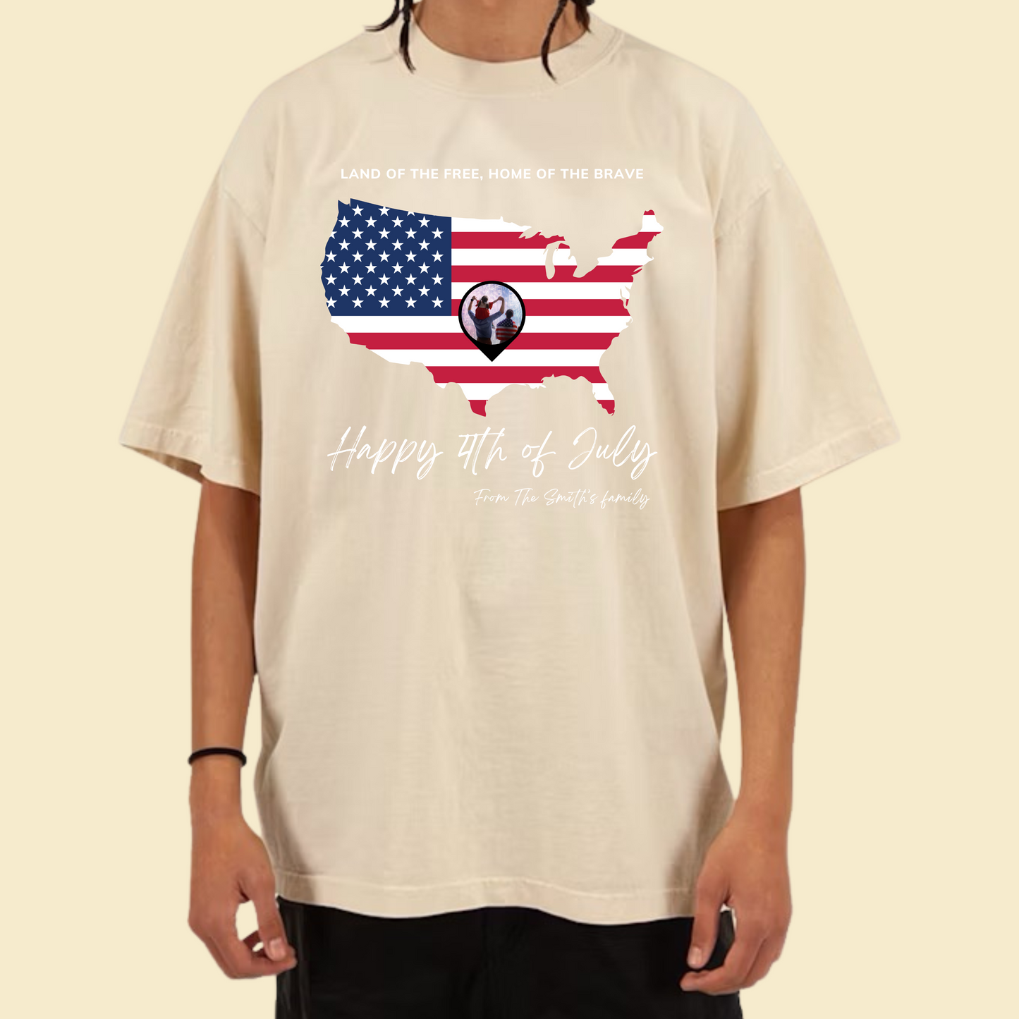 Happy 4th of July-Land of the Free Home of the Brave