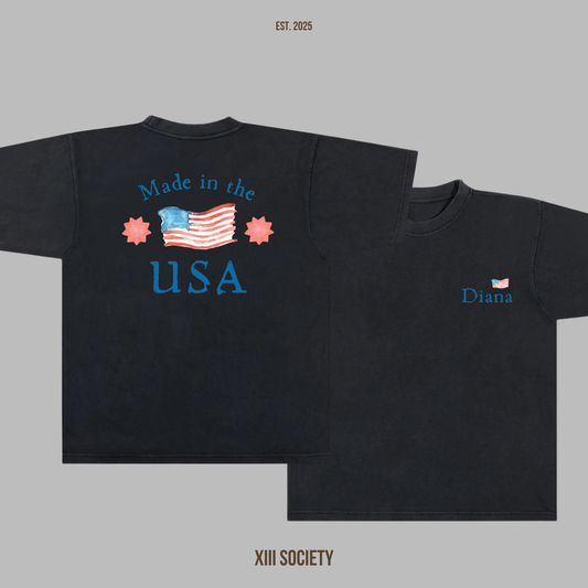 Made in the USA- Happy Fourth of July Tee