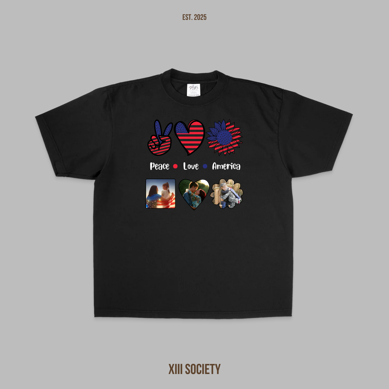 Peace-Love-Americans Tee