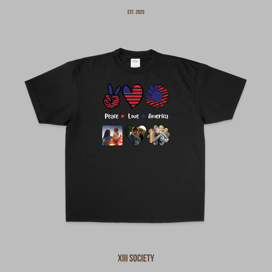 Peace-Love-Americans Tee