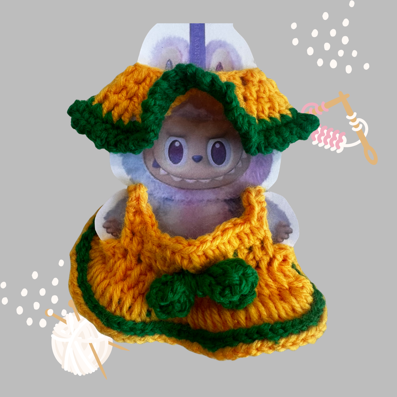 Adorable Crochet Outfits for Labubu!