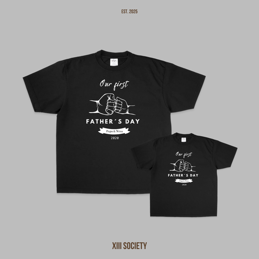 Our First Father's Day- Fists Bumping